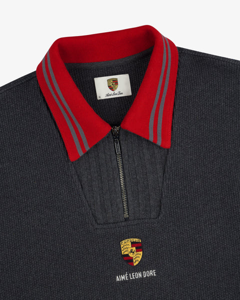 Aime Leon Dore x Porsche Jacquard Collar Quarter Zip Pullover
