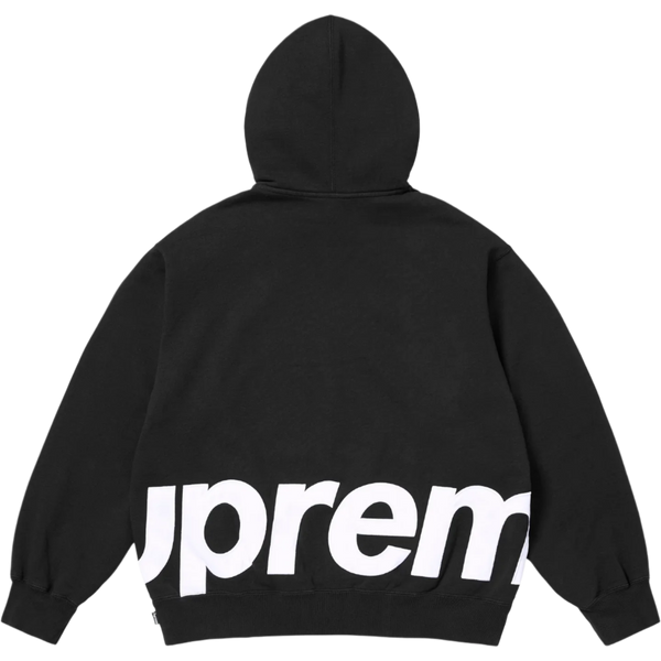 Supreme Big Logo Zip Up Hooded Sweatshirt