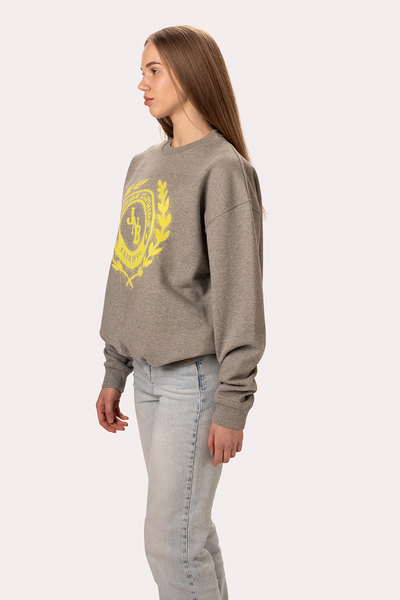 "JNB" Grey Marl Crewneck Sweater