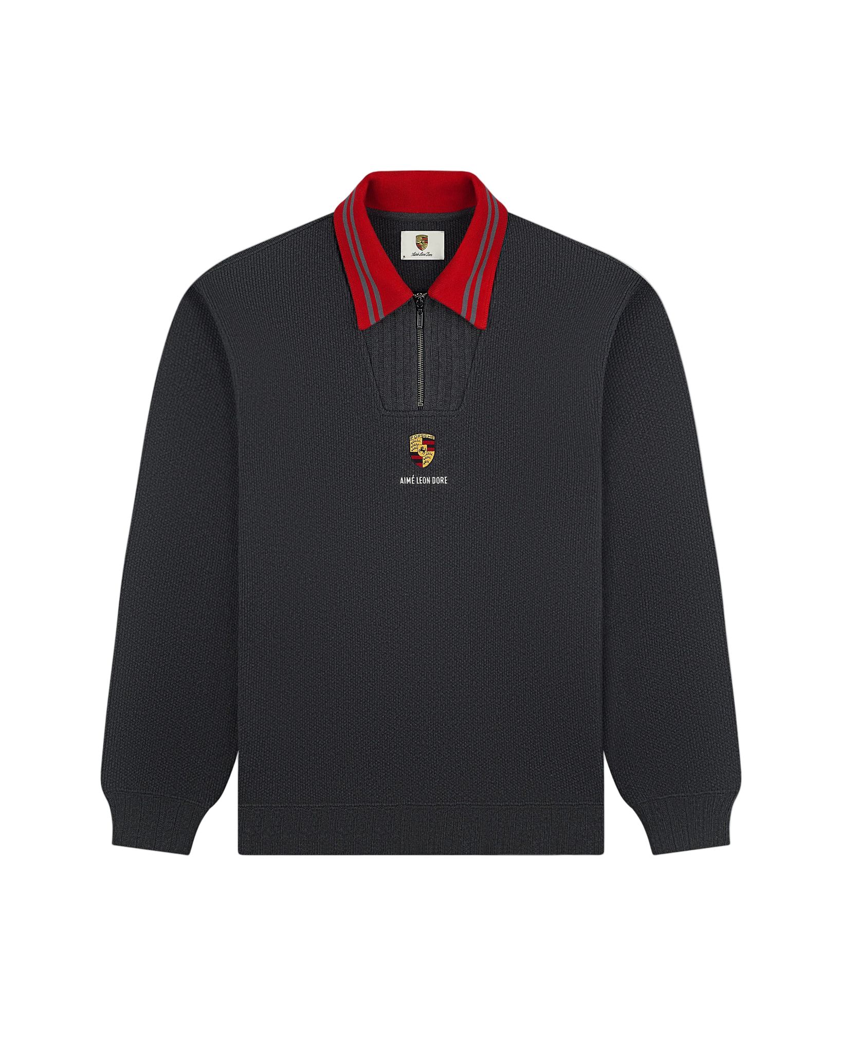 Aime Leon Dore x Porsche Jacquard Collar Quarter Zip Pullover