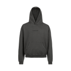 "es neesmu reperis." Washed Black Hoodie