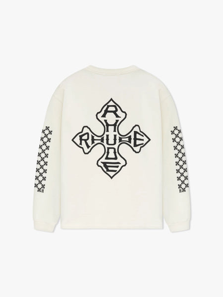 RHUDE CROSS LS TEE