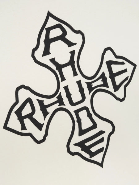 RHUDE CROSS LS TEE