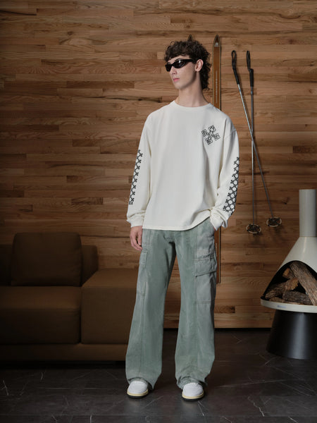 RHUDE CROSS LS TEE