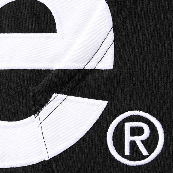 Supreme Big Logo Zip Up Hooded Sweatshirt