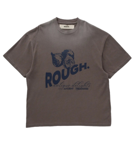 Rough. BLEACHED VINTAGE FIG T-SHIRT