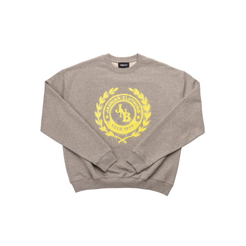 "JNB" Grey Marl Crewneck Sweater