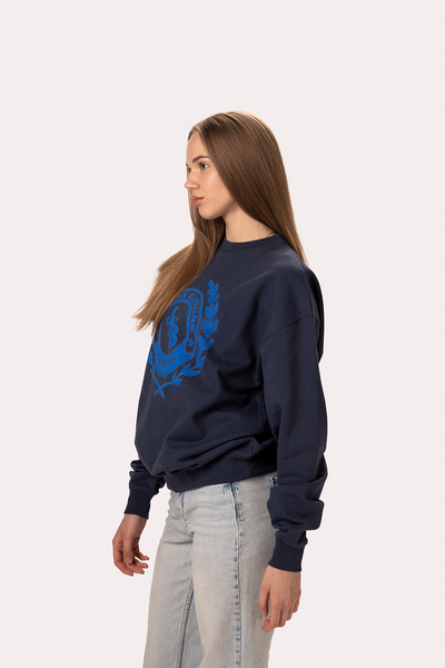 "JNB" Navy Crewneck Sweater