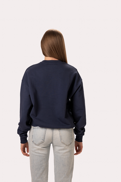 "JNB" Navy Crewneck Sweater