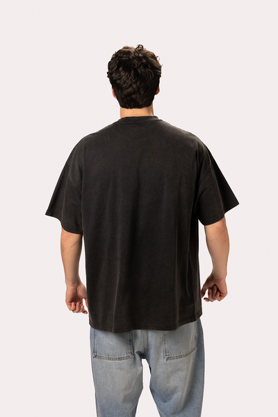 "Forever Young" Washed Black T-Shirt