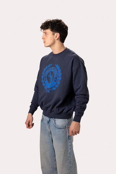 "JNB" Navy Crewneck Sweater