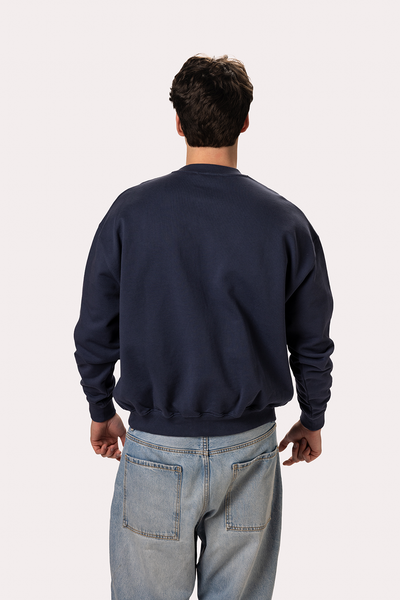 "JNB" Navy Crewneck Sweater