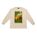 "Seaside" Cream Longsleeve Tee