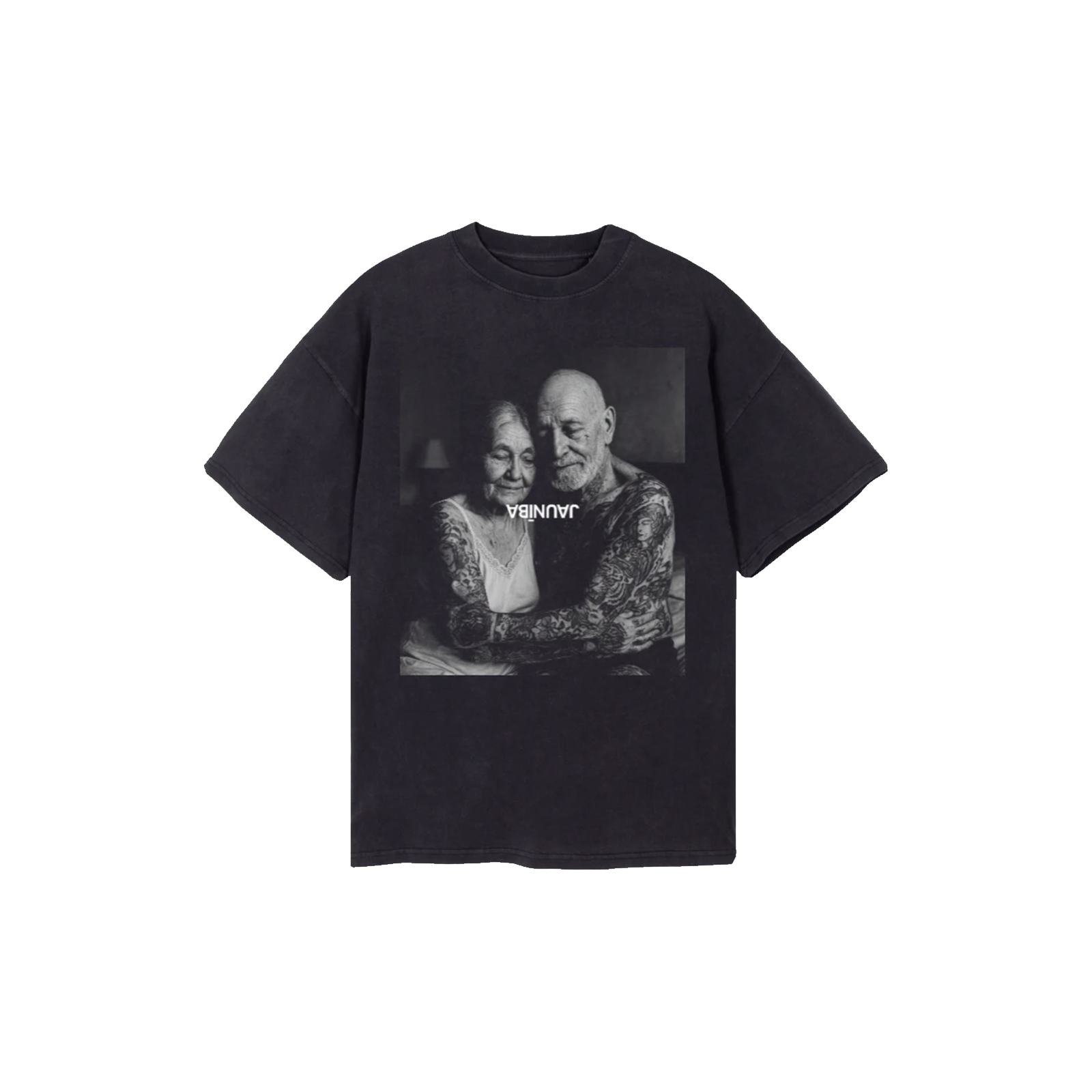 Forever Young Washed Black T-Shirt