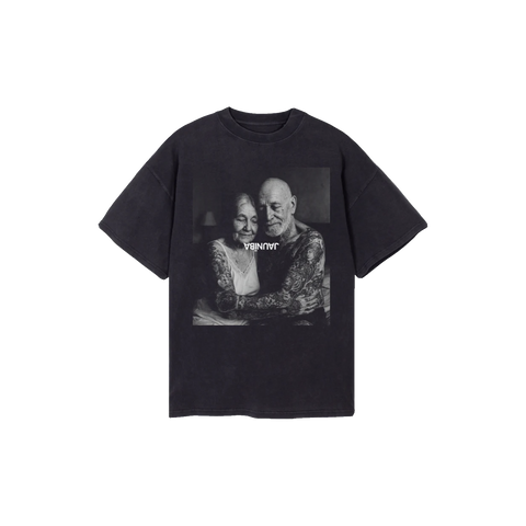 Forever Young Washed Black T-Shirt